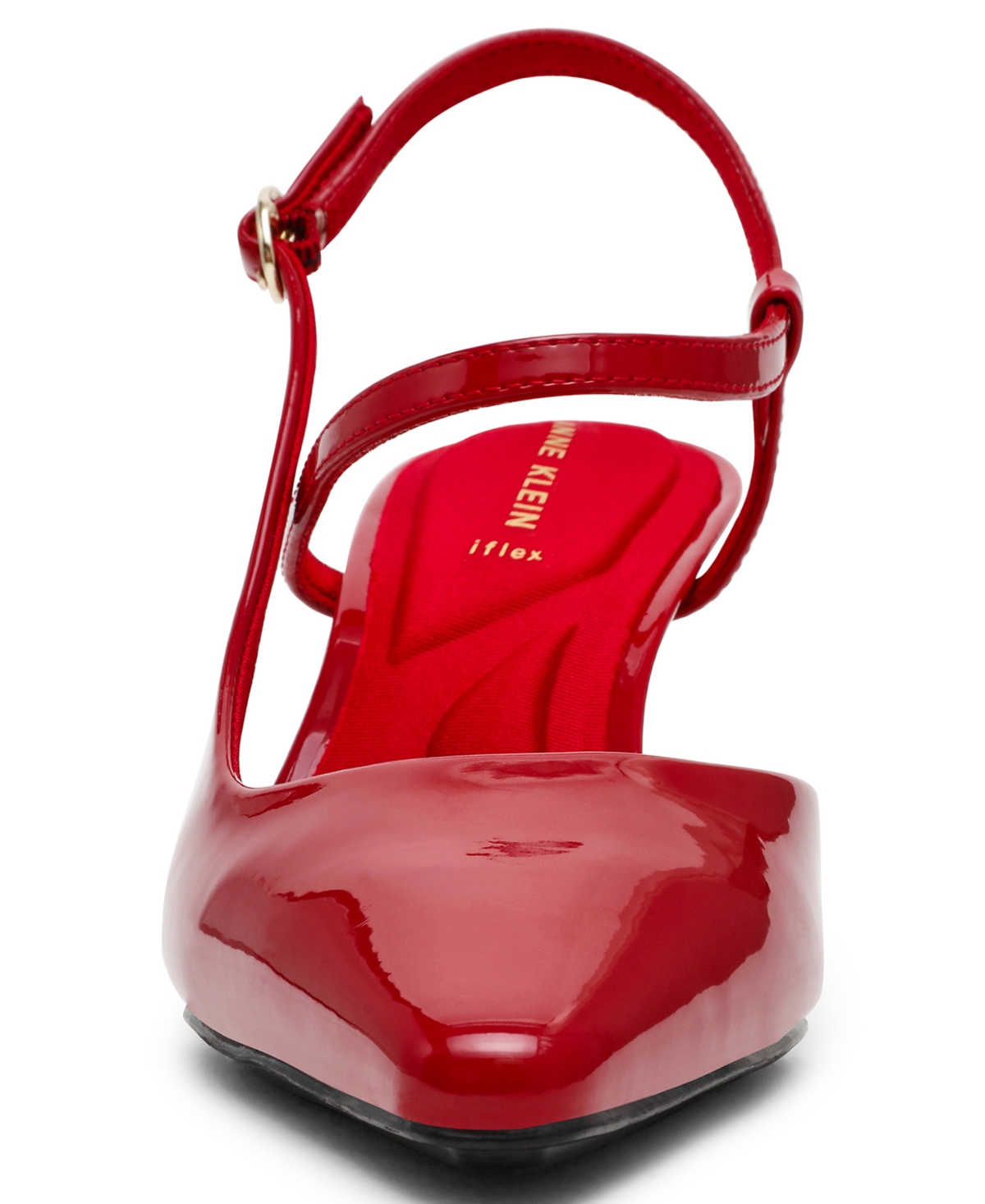 Anne Klein Women's Cosmo Pointed Toe Slingback Pumps In Deep Red
