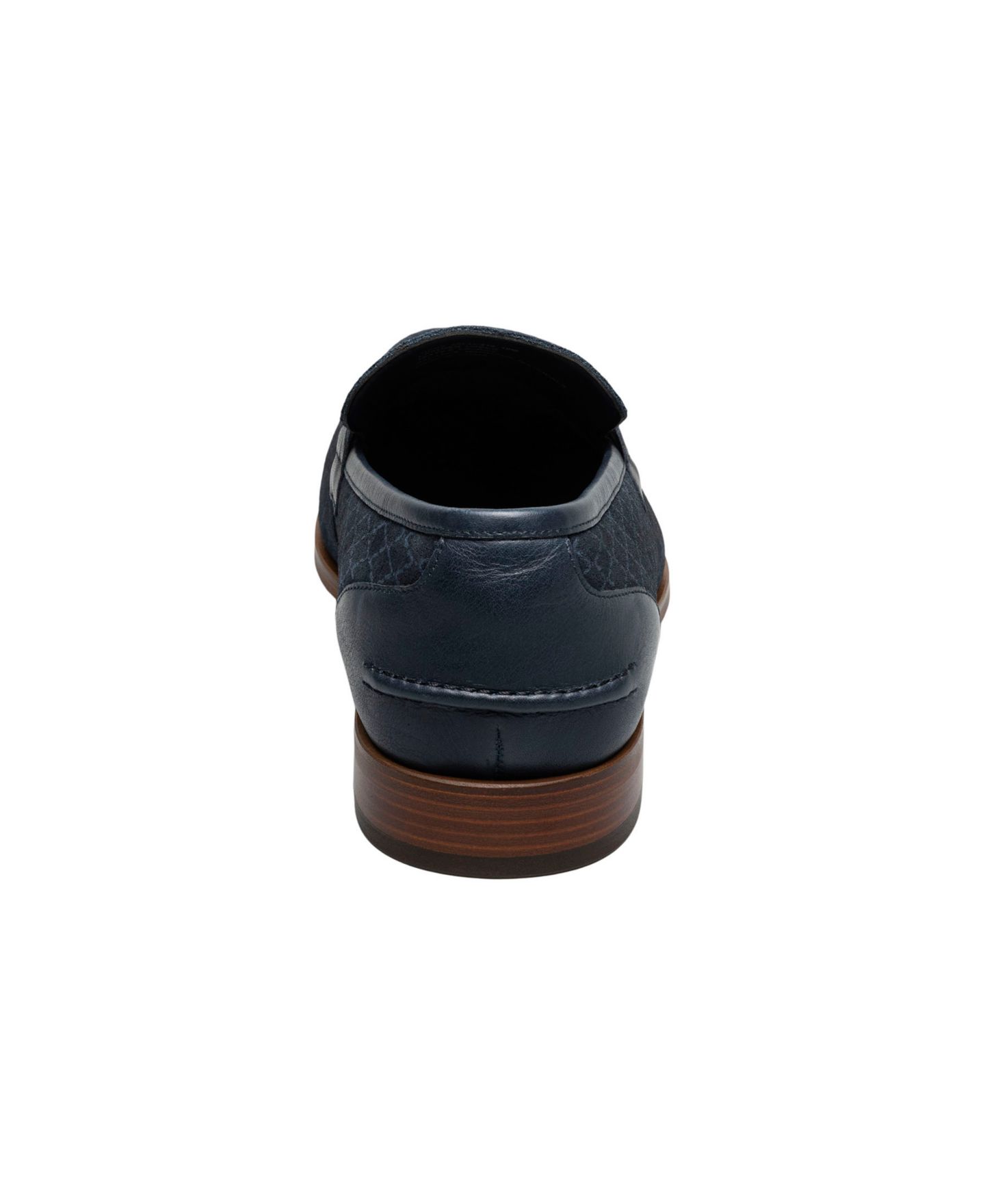 Мужские туфли Stacy Adams Brinkley Moc Toe Metal Bit Slip On, цвет: Тёмно-синий — фото 4