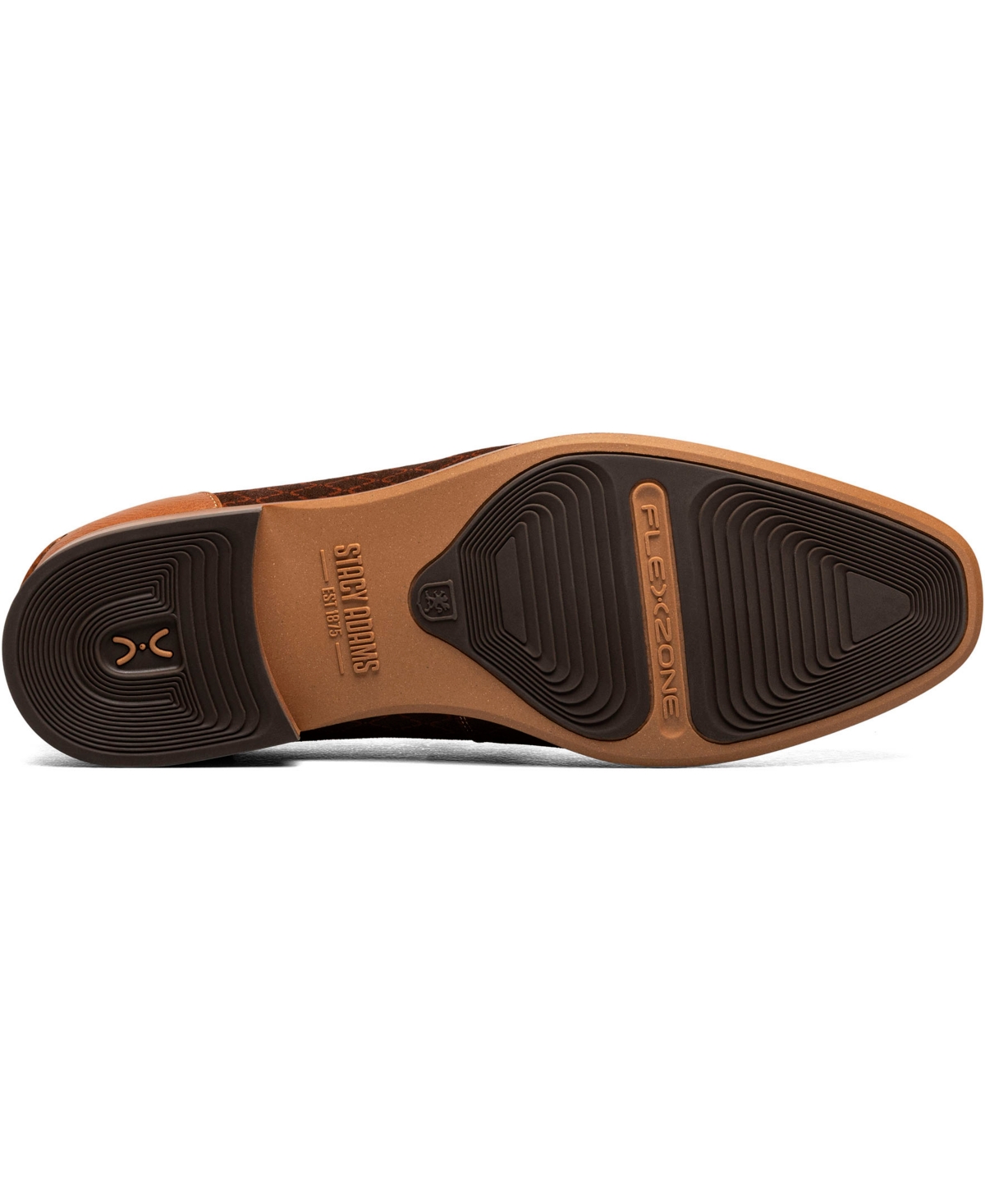 Stacy Adams Men's Brinkley Moc Toe Metal Bit Slip On Shoe In Tan