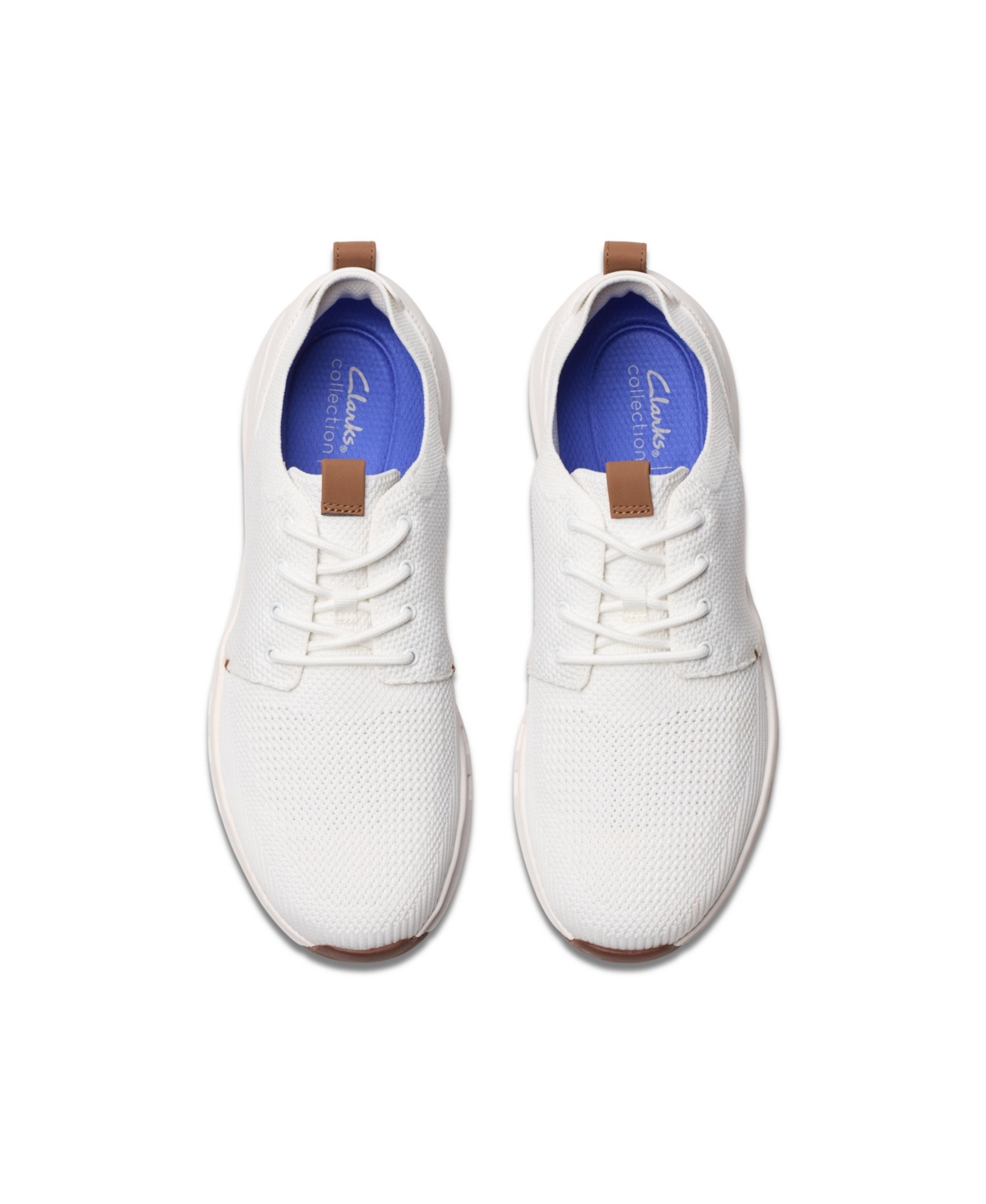 Clarks Men's Collection Motion Trek Mx Shoes In White Textile