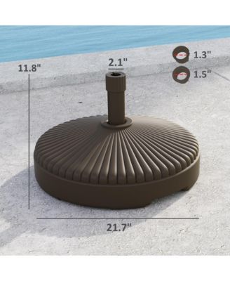 Round Patio Umbrella Base Umbrella Sd, /Water Filled,