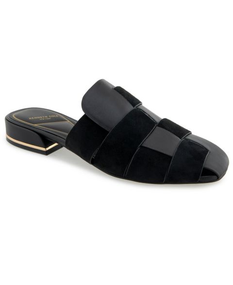 Женские сабо Kenneth Cole New York Faina Slip-On Mules, цвет: Чёрный