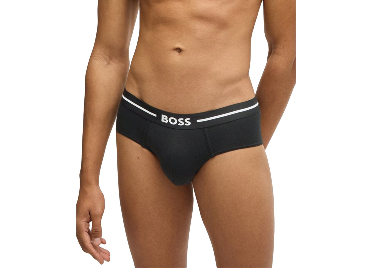 Men's 3pk. Bold Logo Hip Briefs