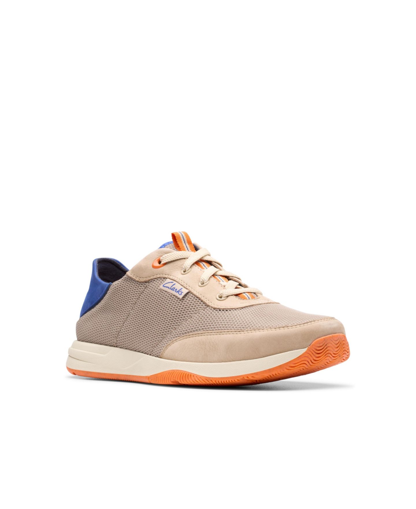 Мужские кроссовки Clarks Collection Sailview Sport, цвет: Песочный нубуковый — фото 1