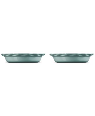 Stoneware Heritage Fluted 9" Pie Dish, Set of 2