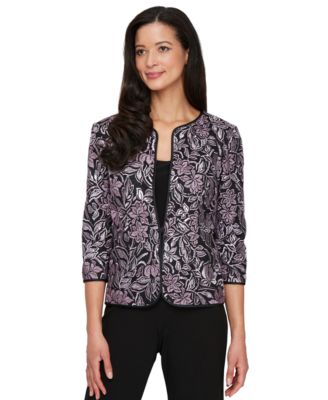 Women's Scoop-Neck Tank & Embroidered Jacket