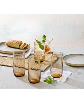 Textured Highball Glasses, Set of 4, Exclusively at Macy's