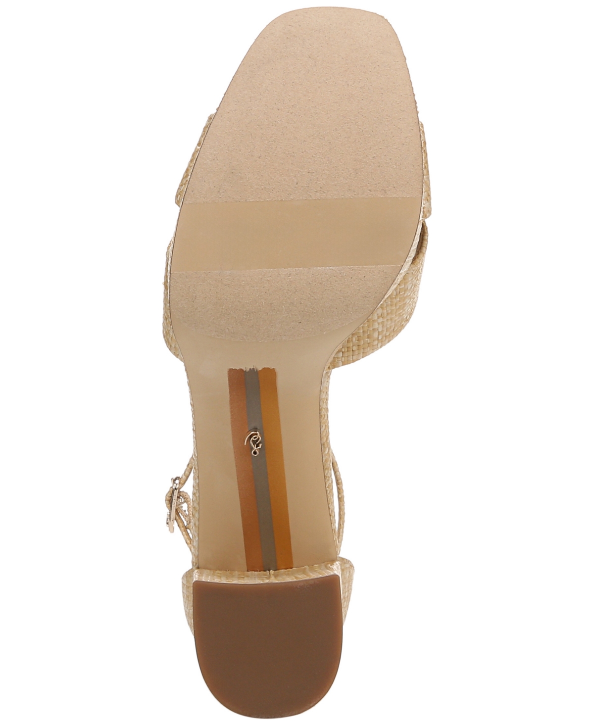 Sam Edelman Jullian Ankle Strap Platform Sandal In Bleached Beechwood