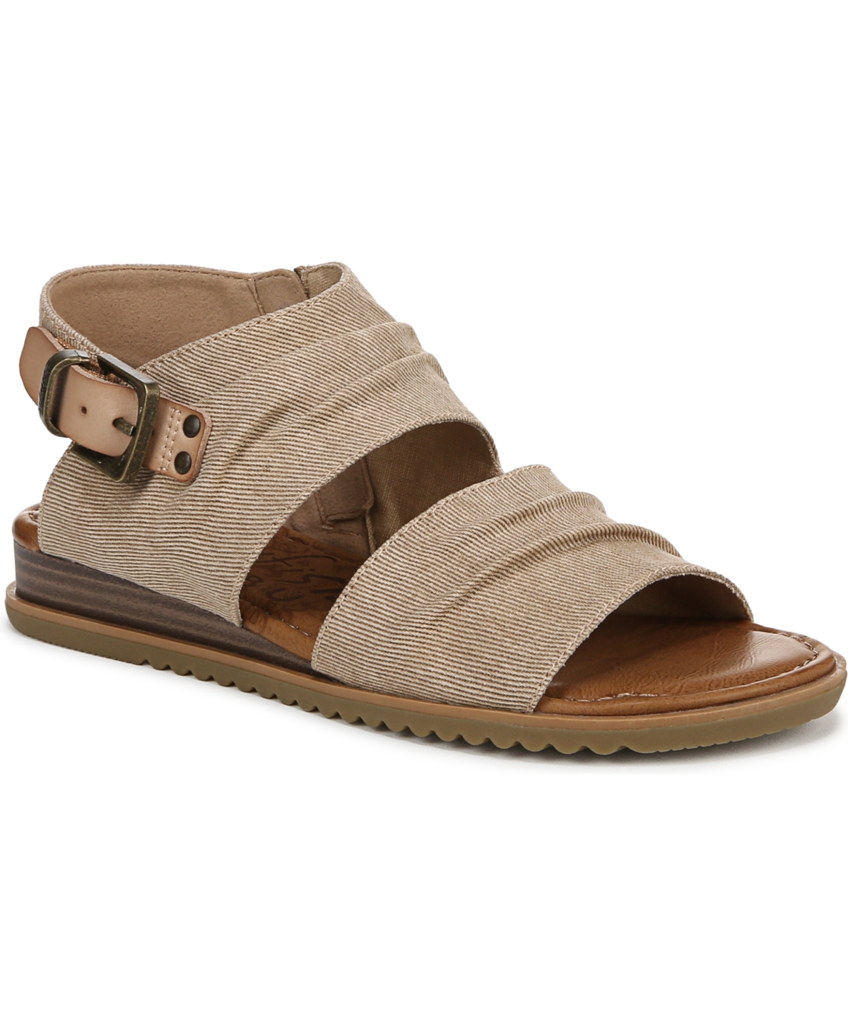 BLOWFISH MALIBU WOMEN'S BLISS STRAPPY LOW WEDGE SANDALS 