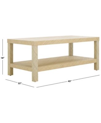 Apis Raffia Coffee Table