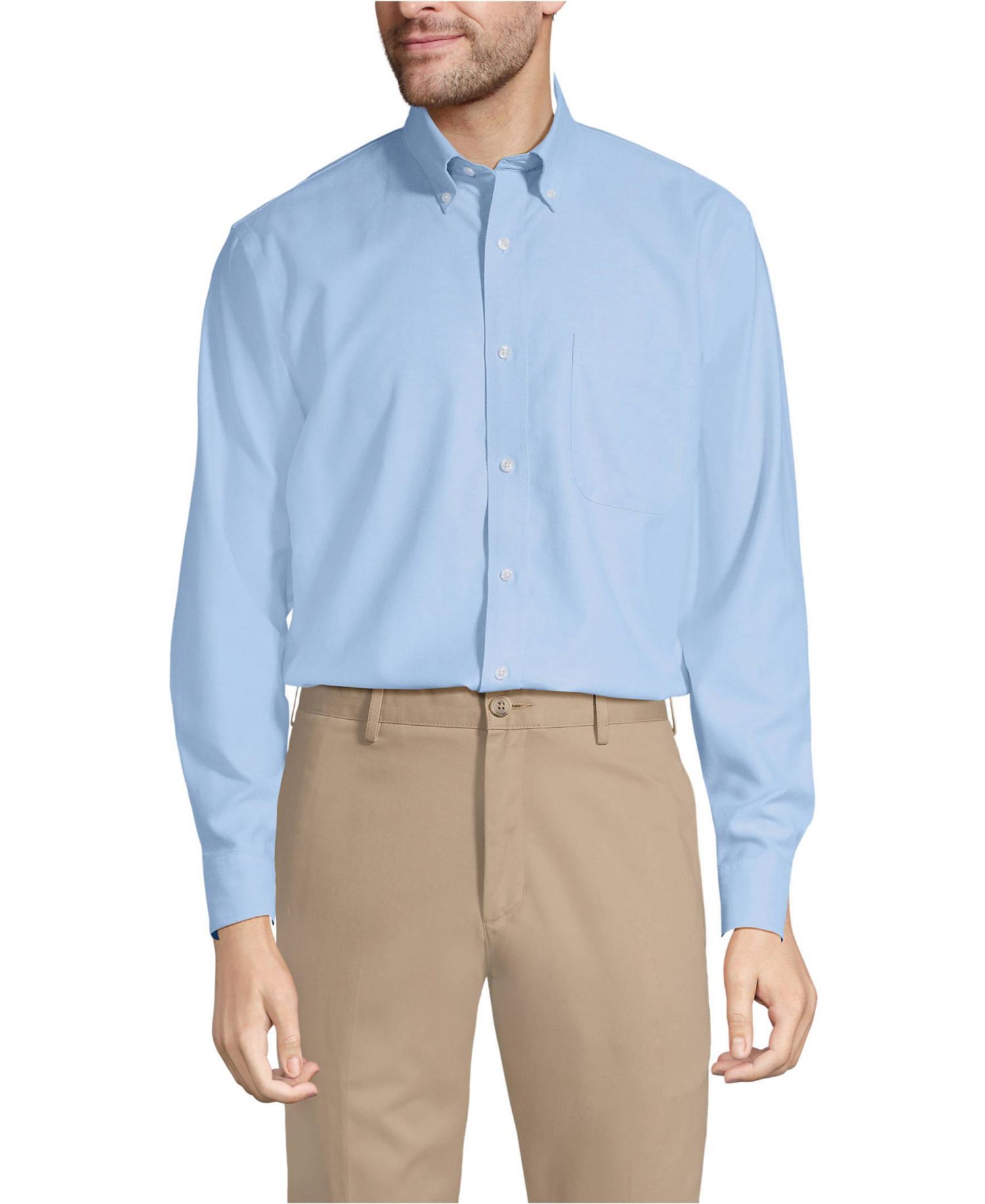 Men's No Iron Supima Cotton Oxford Dress Shirt