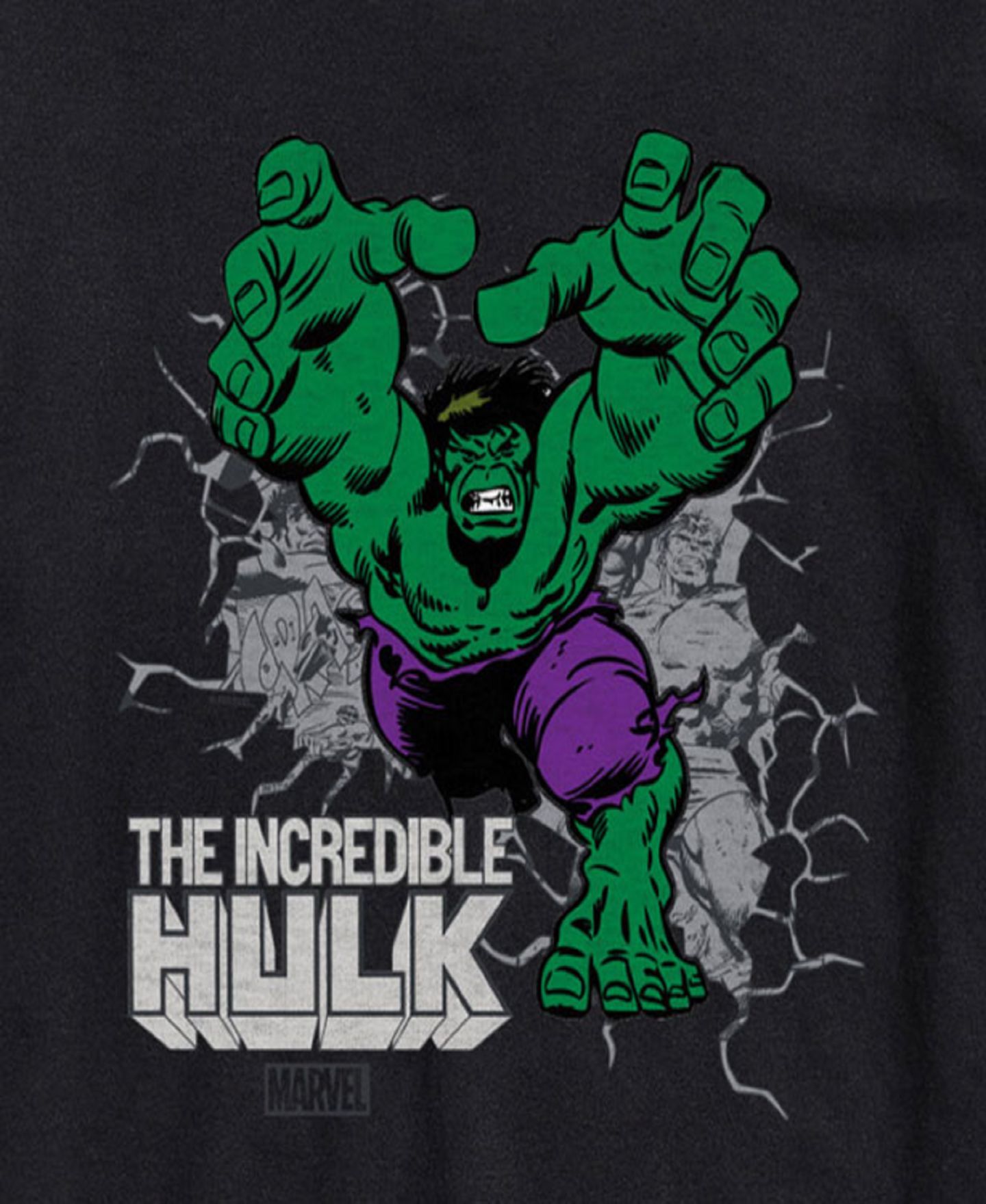 Мужская футболка AIRWAVES Hulk Short Sleeve, цвет: Чёрный — фото 5
