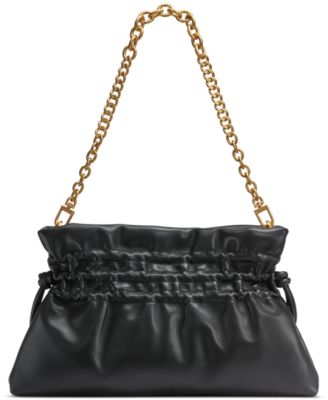 Southold Leather Clutch with Chain Strap