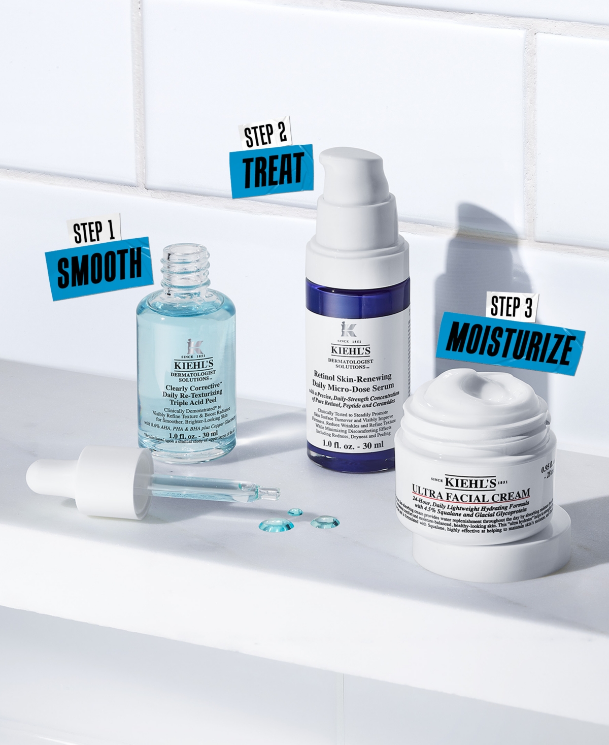 Kiehl's Since 1851 3-pc. Hydrate, Treat & Repeat Skincare Set In No Color