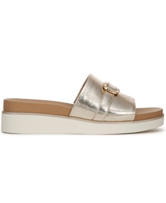 Women's Genevieve Square Open Toe Slide Platform Sandals