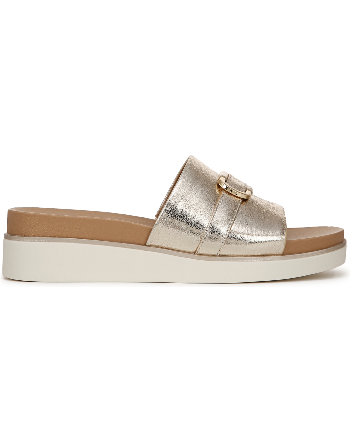 LIFESTRIDE WOMEN'S GENEVIEVE SQUARE OPEN TOE SLIDE PLATFORM SANDALS 