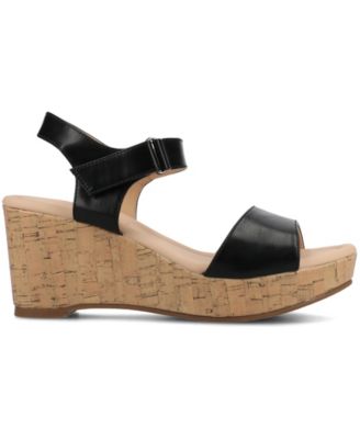 Women's Ranae Ankle Strap Platform Cork Wedge Sandals