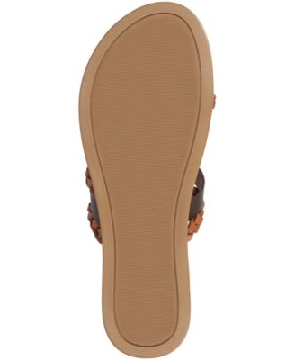 Journee Womens Colette Slide Flat Sandals