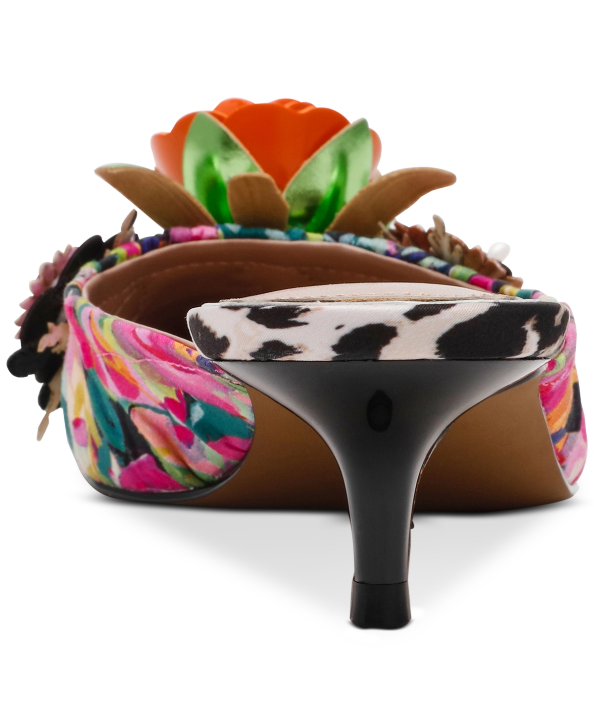 Shop Betsey Johnson Women's Abigayl Floral Dress Mules In Multi Floral