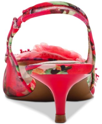 Women's Audree Floral Mesh Slingback Pumps