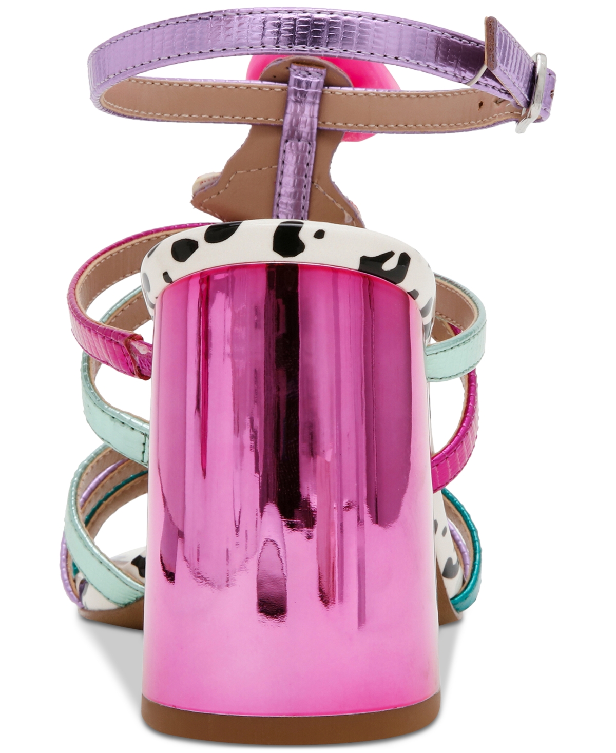 Shop Betsey Johnson Women's Azallia Embellished Strappy Dress Sandals In Pink Multi