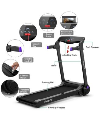 3HP Folding Electric Treadmill Running Machine