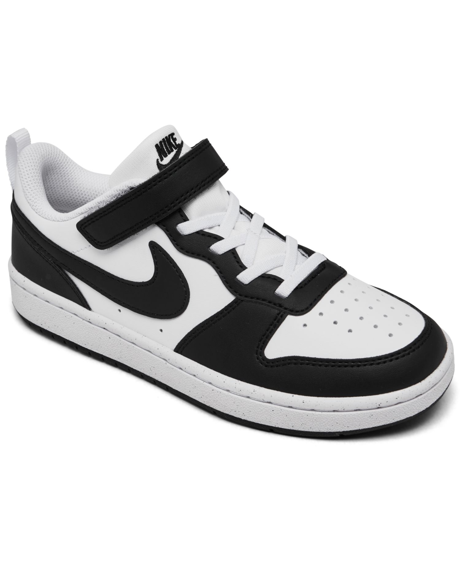 Little Kids' Court Borough Low Recraft Fastening Strap Casual Sneakers from Finish Line