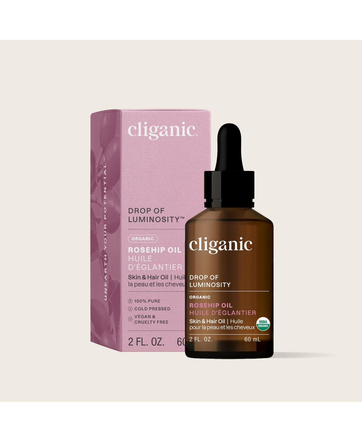 Organic Rosehip Oil - 2 oz