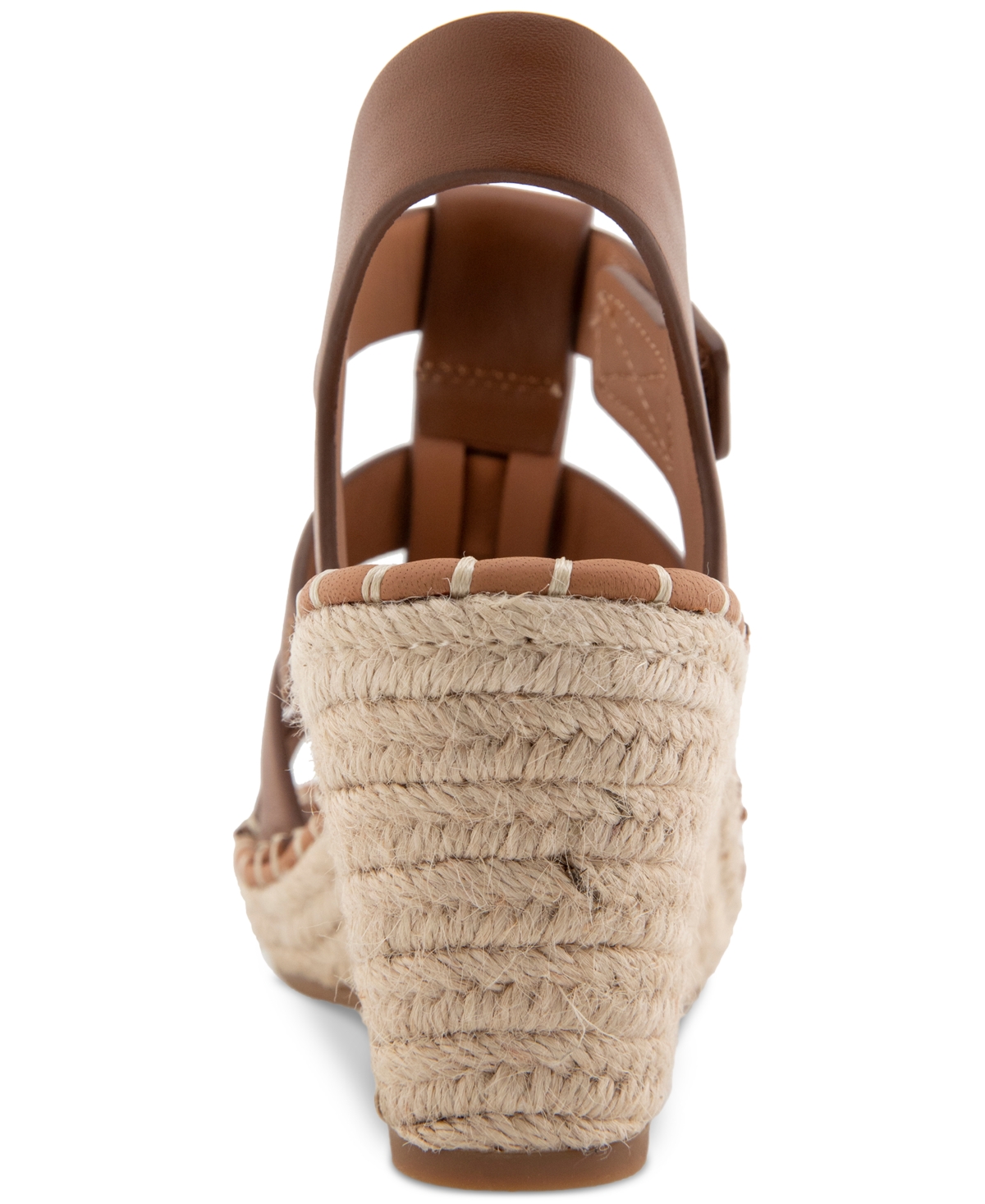 Gentle Souls - Capelin Leather Espadrille Wedge In Tan Leather