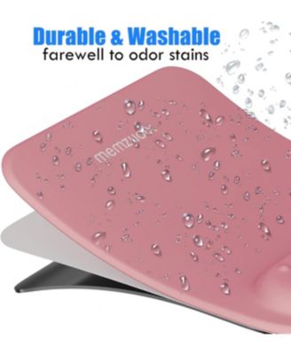 2.4G Wireless Mouse,Ergonomic Mouse Pad with Wrist Support for Laptop, PC, Desktop, MacBook(Mouse + Pad)