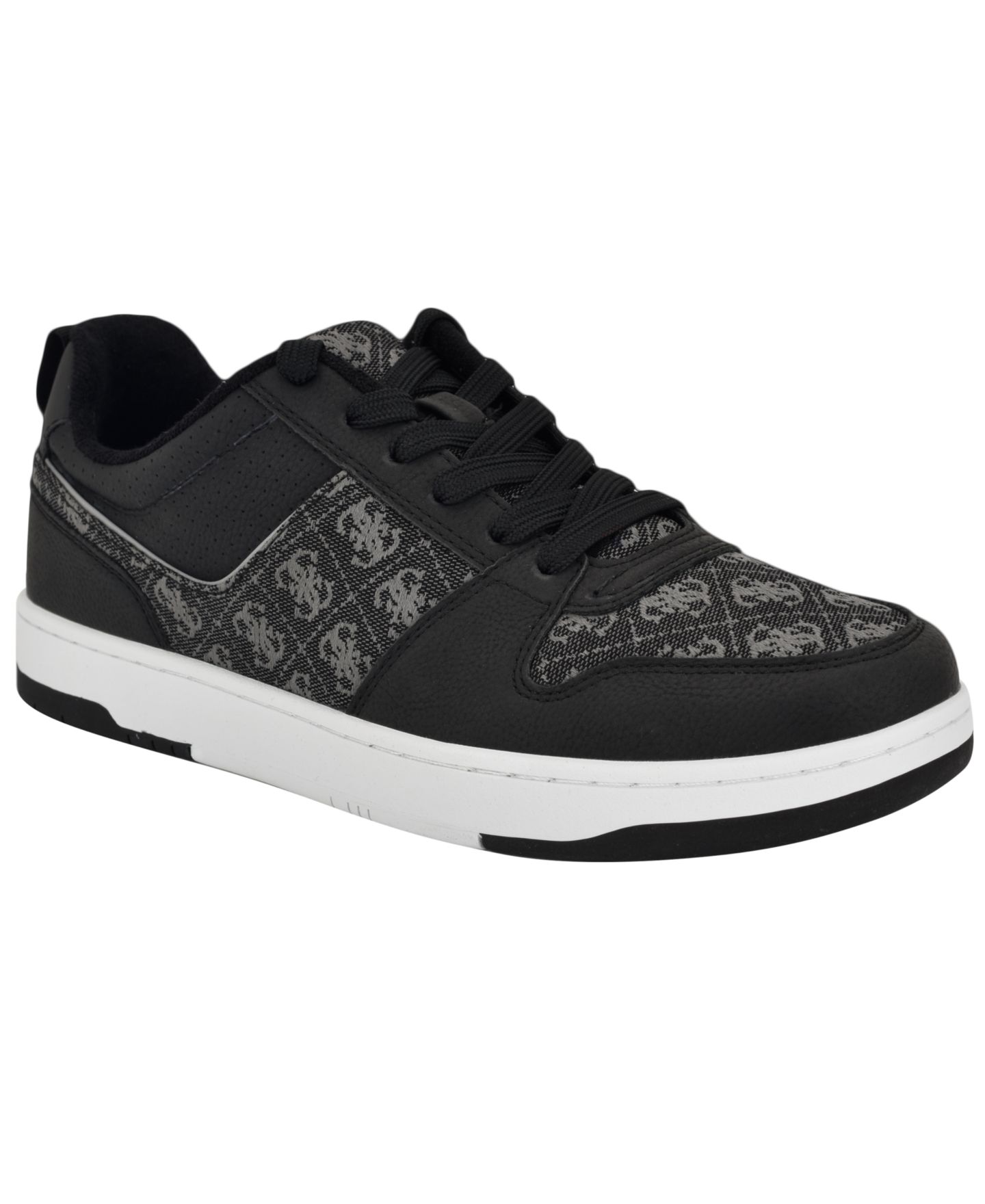 Мужские кроссовки GUESS Tryon Branded Lace Up Fashion, цвет: Чёрный / Разноцветный — фото 1