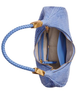 Quogue Skipper Snake Small Leather Shoulder Bag