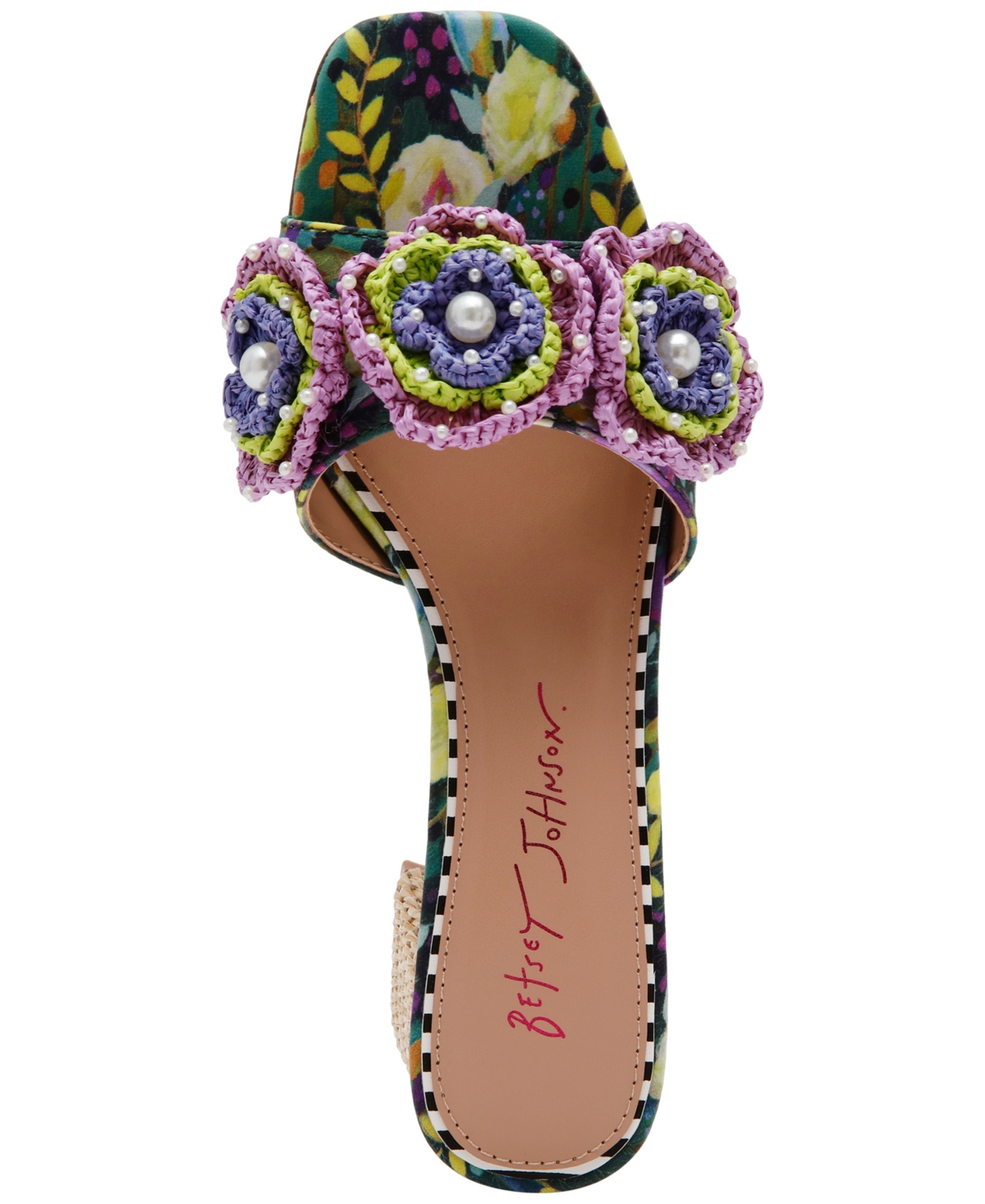 BETSEY JOHNSON WOMEN'S DIETRICH BLOCK-HEEL DRESS MULES 