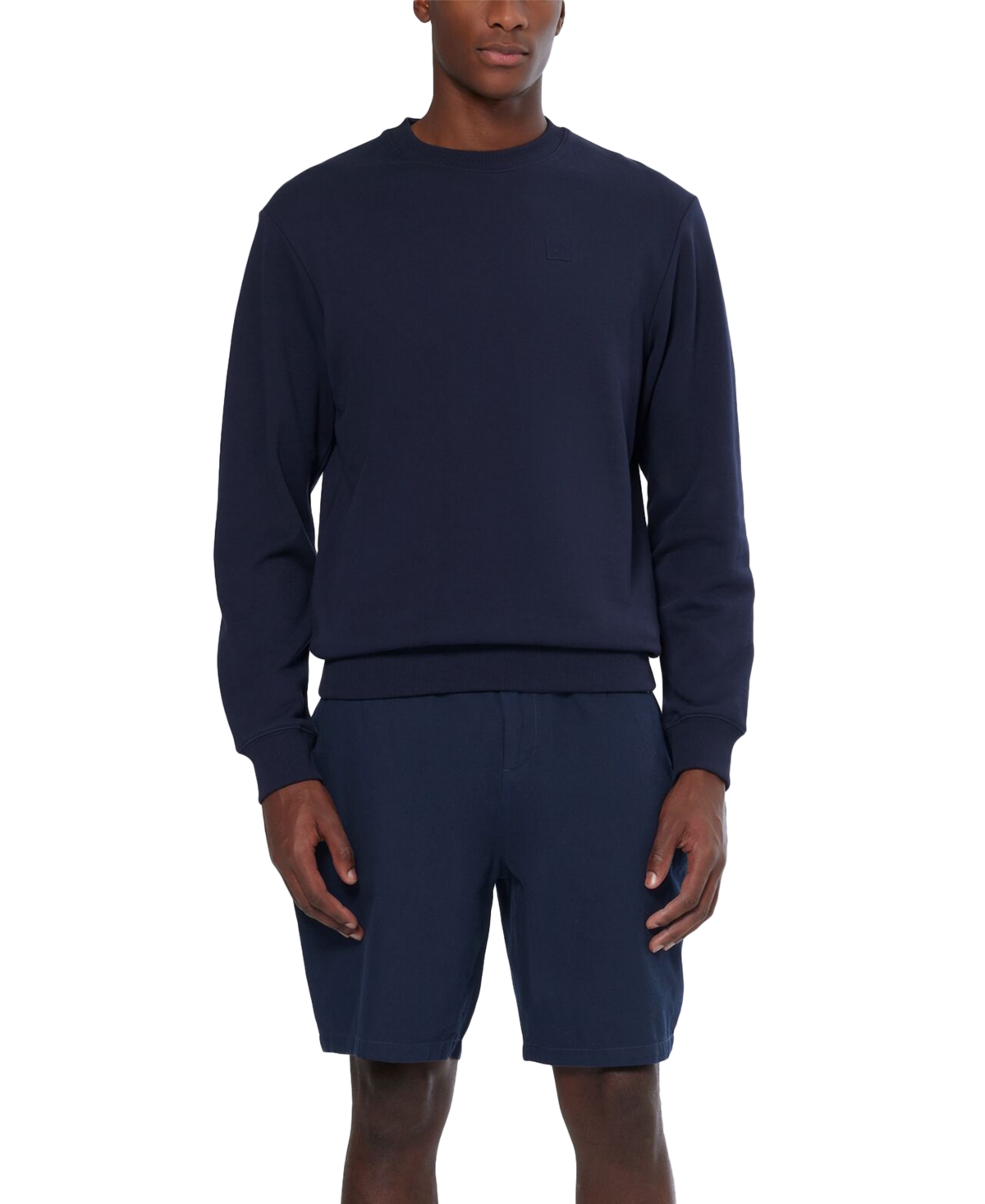 Scotch & Soda Men's Linen Shorts In Navy
