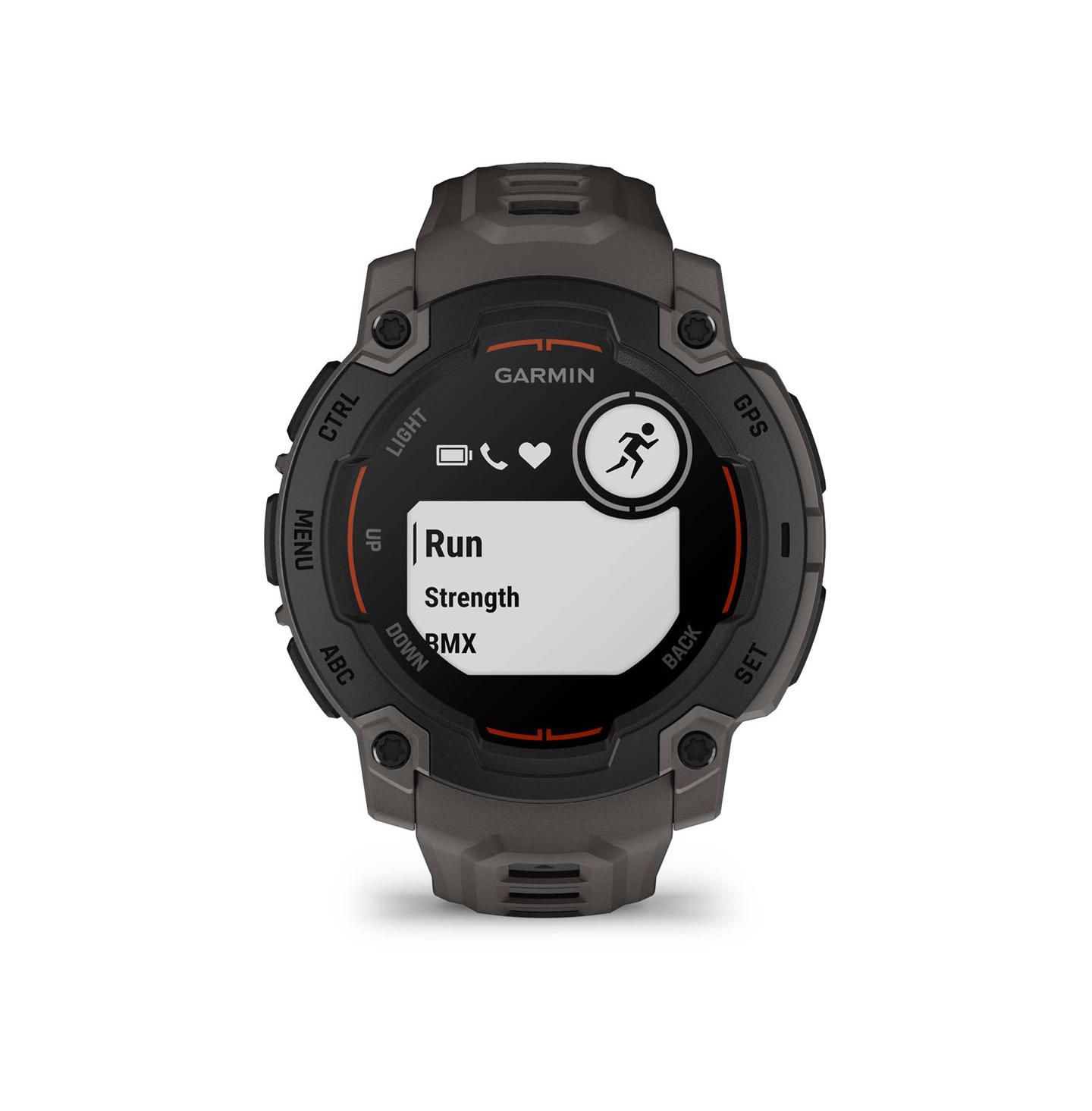 Умные GPS-часы Garmin Instinct E, 45 мм, для активного отдыха, Black/Charcoal — фото 2