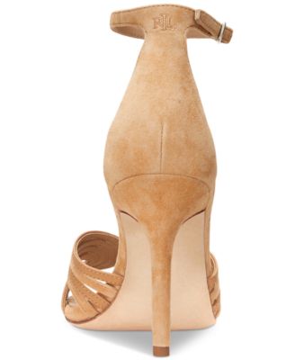 特別な日に【Ralph Lauren】Allie マルチストラップ サンダル Allie Metallic Multistrap Sandal