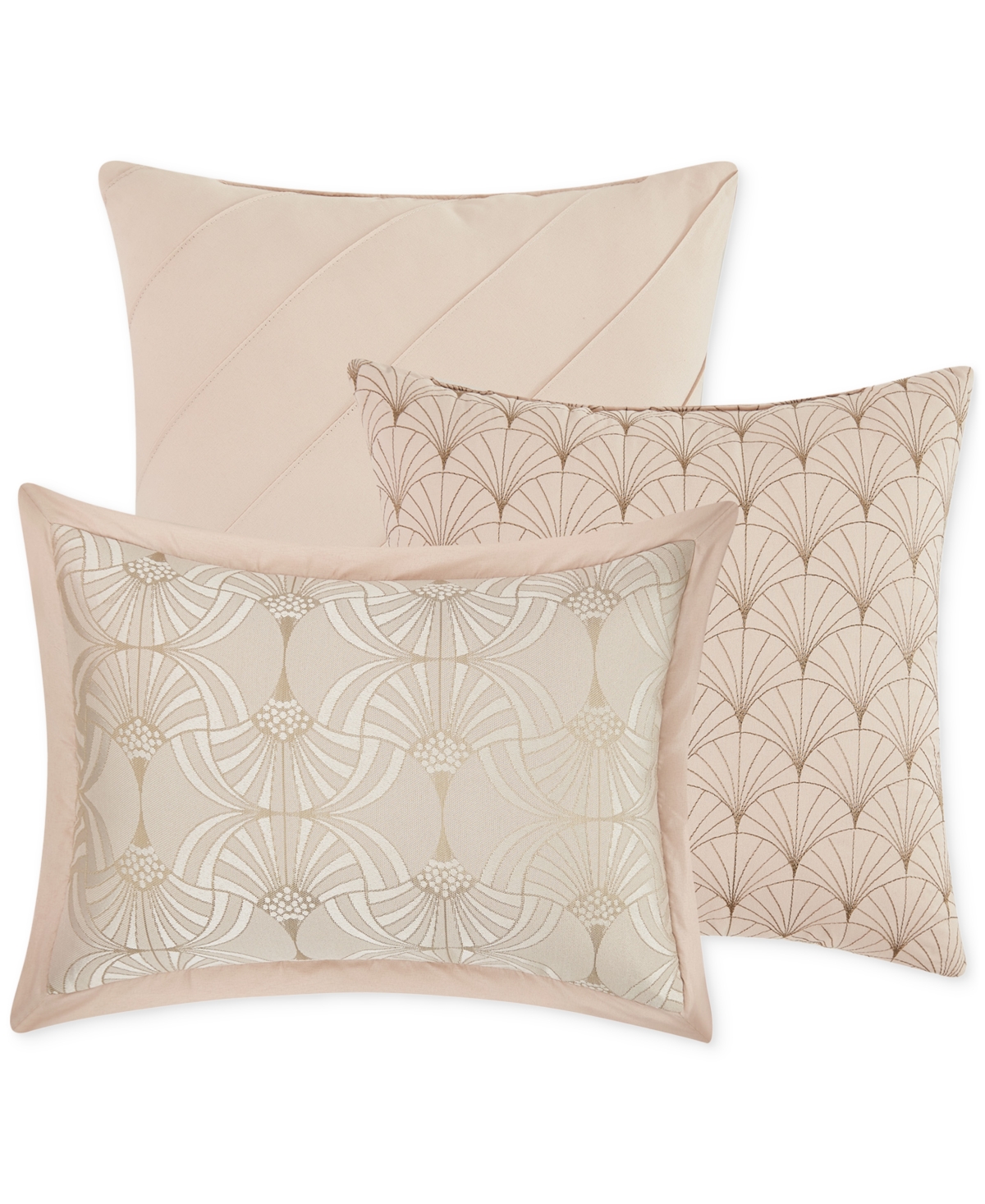 PEM AMERICA ART DECO 14-PC. COMFORTER SET, QUEEN 