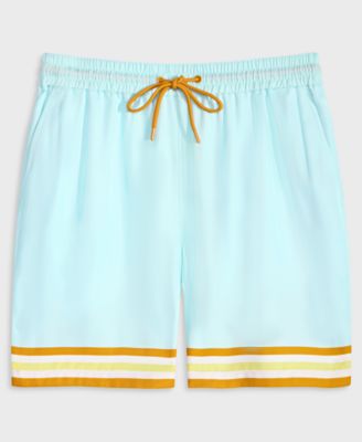 Men's Twill Striped-Trim Pull-On Shorts, Exclusively at Macy's