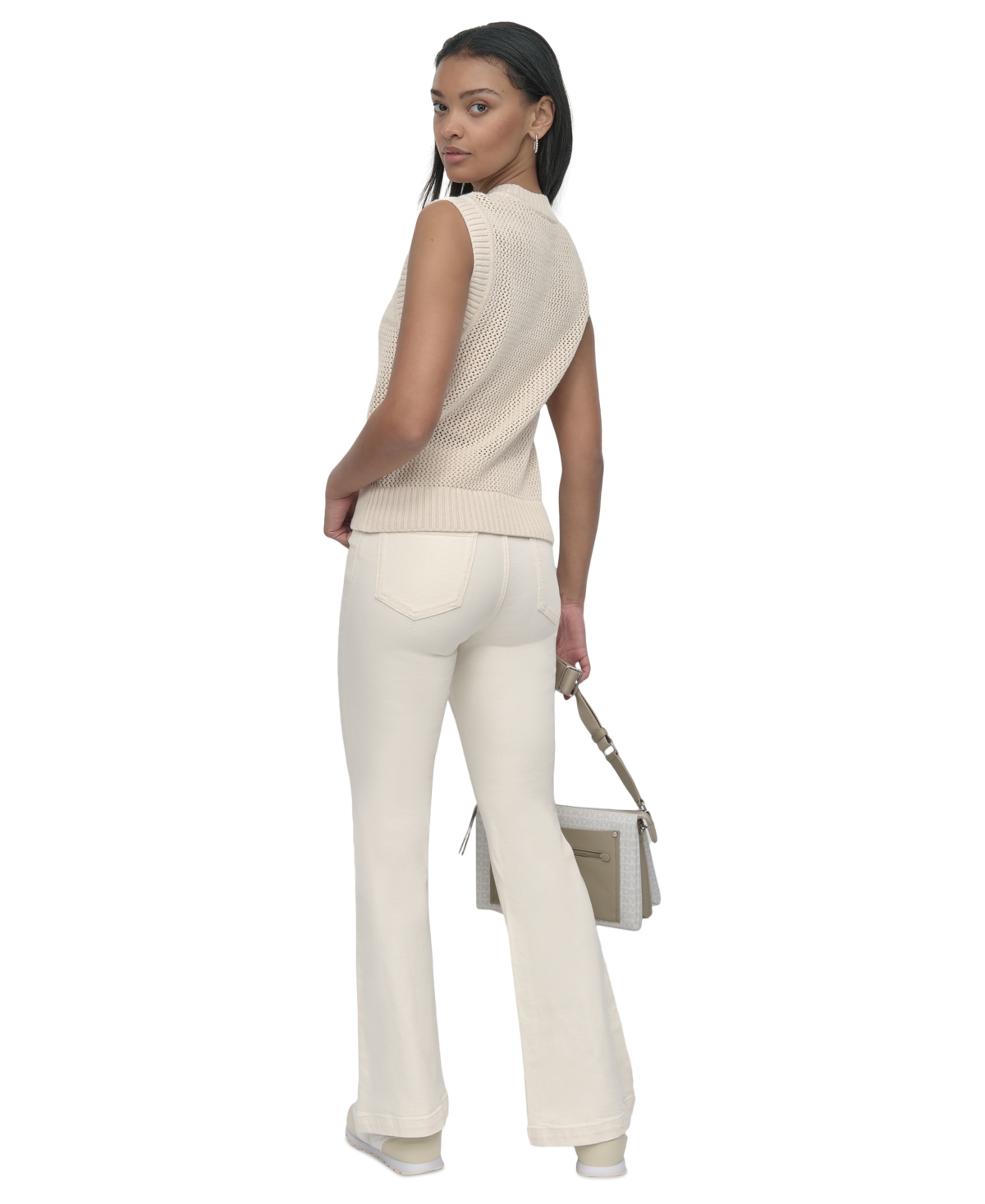 DKNY JEANS WOMEN'S HIGH-RISE FLARE-LEG JEANS 