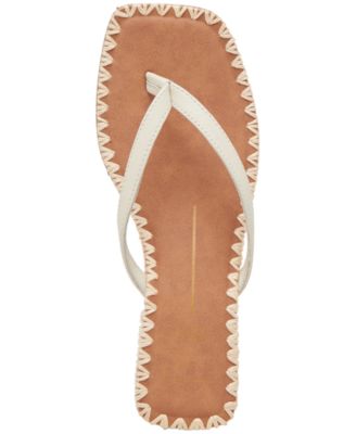 Women's Barty Whipstitch Thong Low Heel Sandals