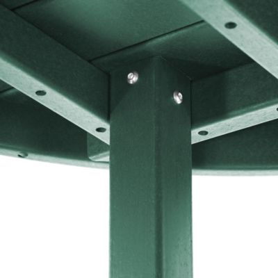 Kids 5-Piece HDPE Outdoor Patio Round Dining Table and Chairs Set