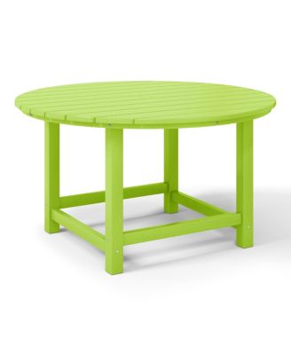 Kids 5-Piece HDPE Outdoor Patio Round Dining Table and Chairs Set