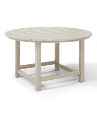 Kids 5-Piece HDPE Outdoor Patio Round Dining Table and Chairs Set