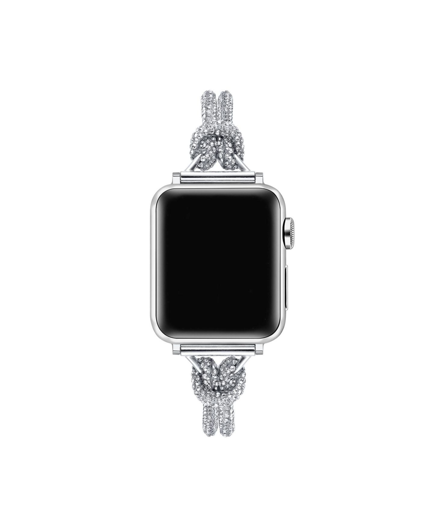 Ремешок для часов Posh Tech Serena Faux Tennis Bracelet Band for Apple Watch, Fits All Apple Watch Models, цвет: Серебряный — фото 4