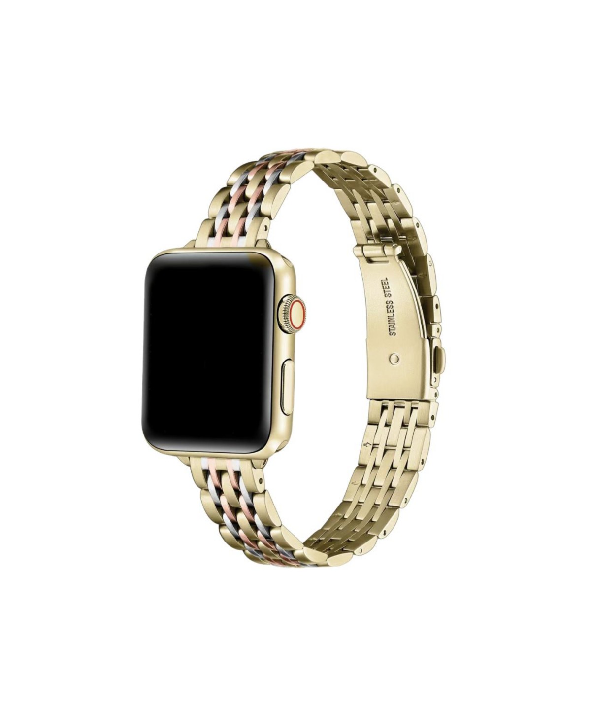 Posh Tech Rainey Skinny Stainless Steel Band for Apple Watch, Fits All Apple Watch Models — фото 1