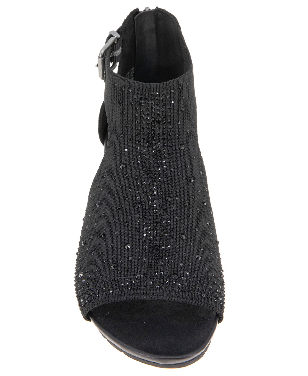 Kenneth Cole Reaction Women's Gail Stretch Wedge Sandals In Black