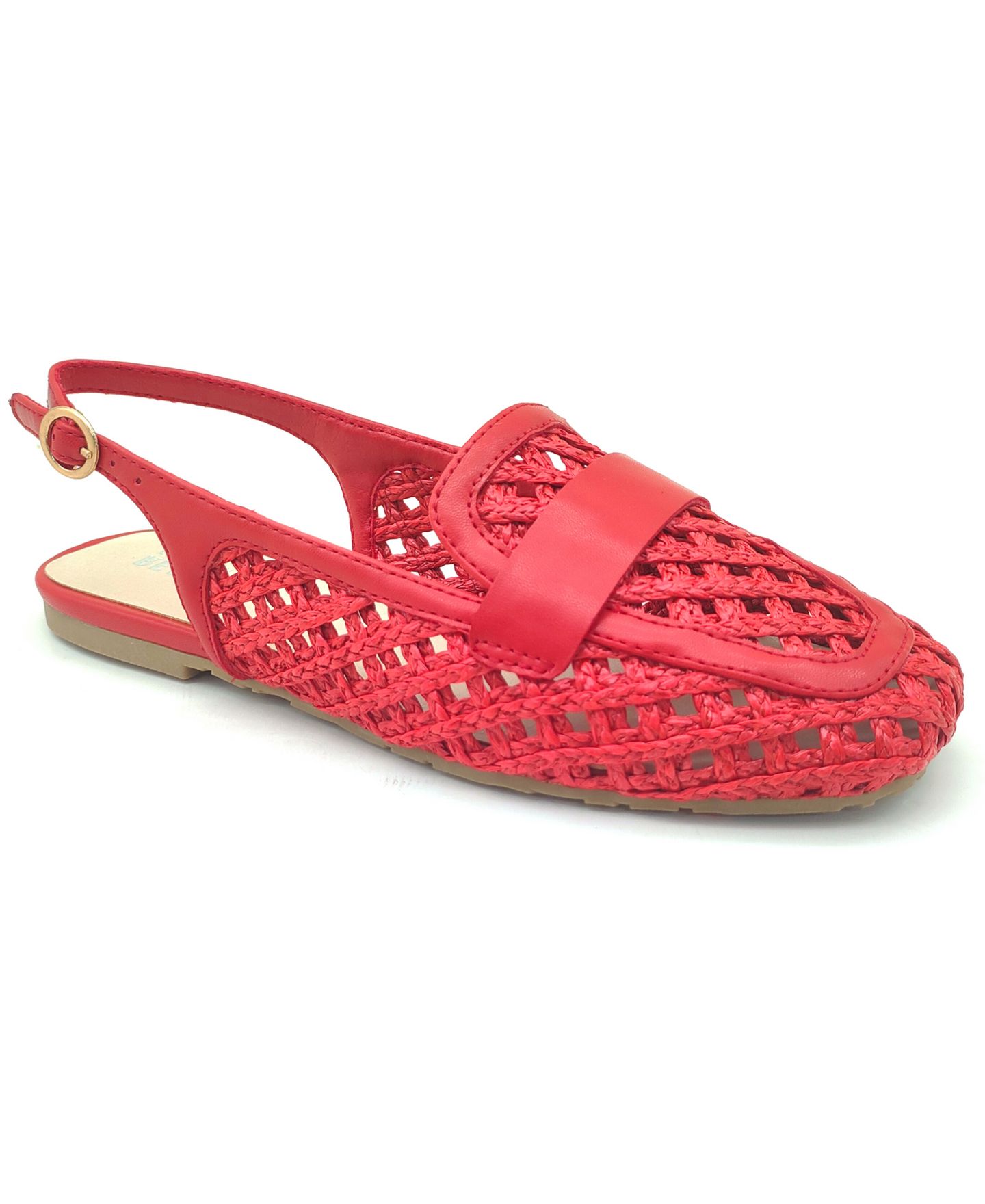 Женские туфли Kenneth Cole Reaction Enrica Slingback Loafer Flats, цвет: Красный — фото 1