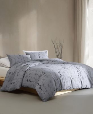 Wildflower Cotton Sateen 3-Pc. Duvet Cover Set, Queen