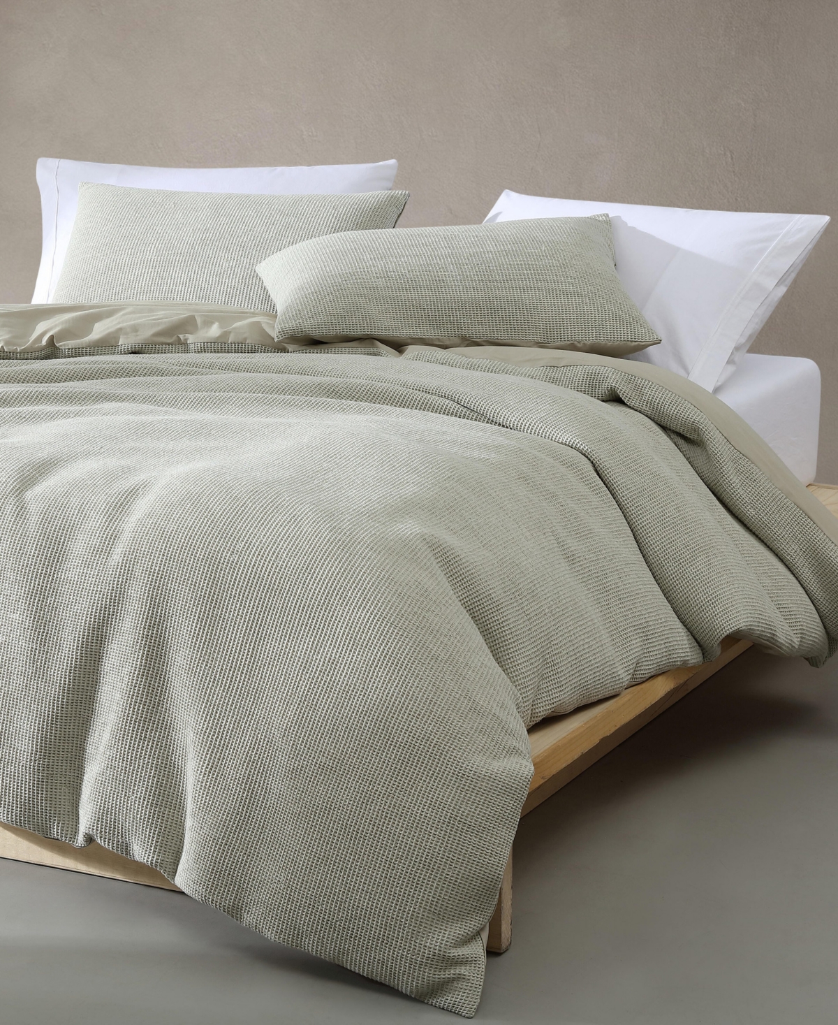 Calvin Klein Microwaffle Melange 3-Pc. Comforter Set