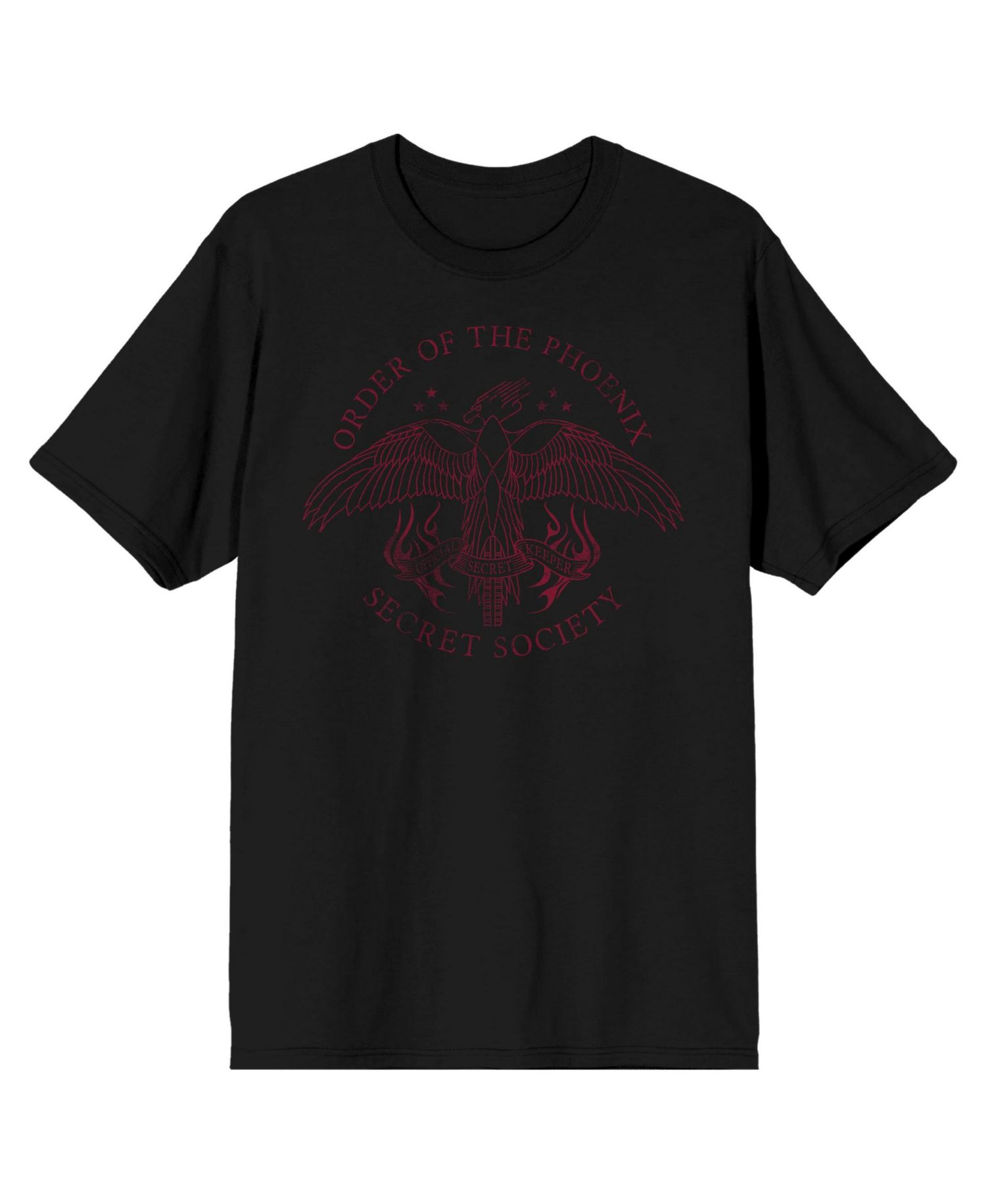Big & Tall Order of the Phoenix Symbol Black T-shirt-4XL